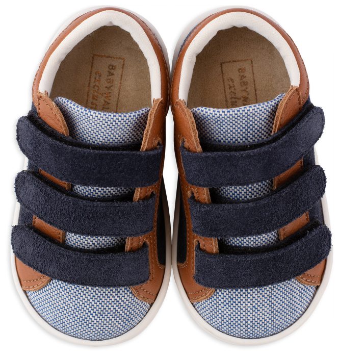 Δίχρωμο Sneaker Τριπλό Χρατς EXC5174 Μπλε Ταμπά - Image 2