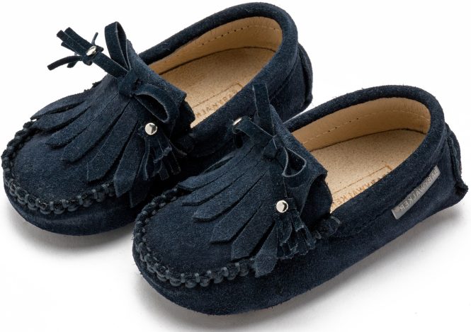 Loafer με Κρόσια και Φιογκάκι EXC5298 Μπλε - Image 3