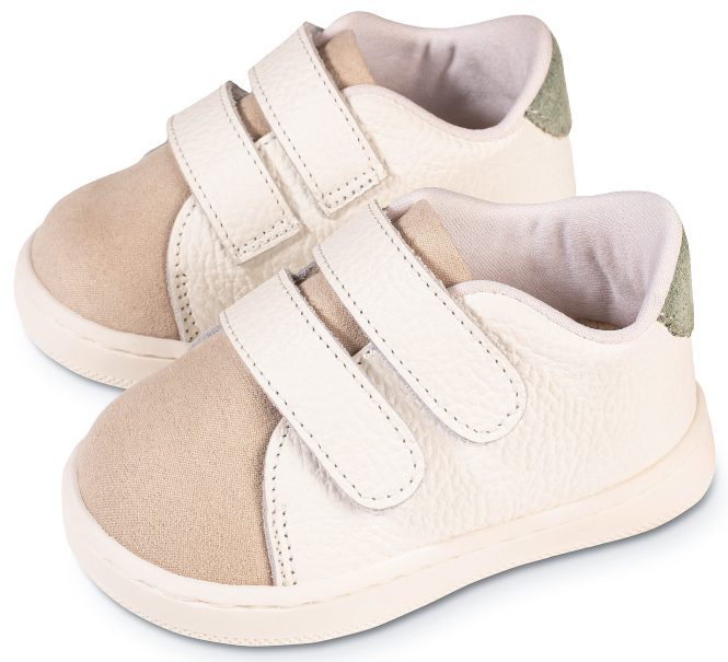 Sneakers PRI2113 Λευκό Μπεζ Μέντα - Image 2