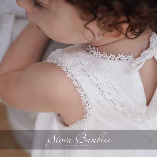 Βαπτιστικό Φόρεμα SS24 G9 Minimal by Stova Bambini - Image 5