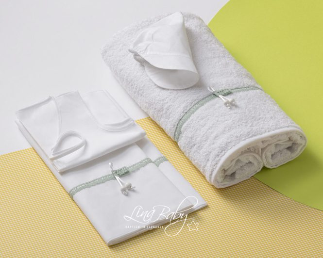 Lina Baby Σετ Λαδόπανο Lucas LB-1498 White