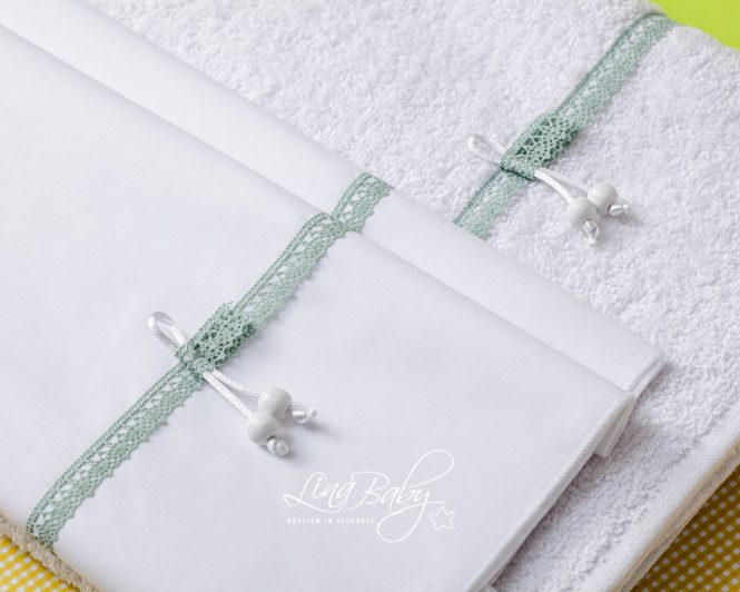 Lina Baby Σετ Λαδόπανο Lucas LB-1498 White - Image 2