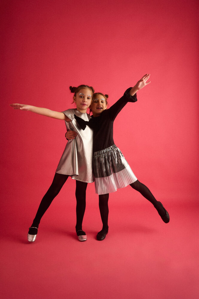 Two in a castle - Metallic Skirt Silver (T6672) - Image 9