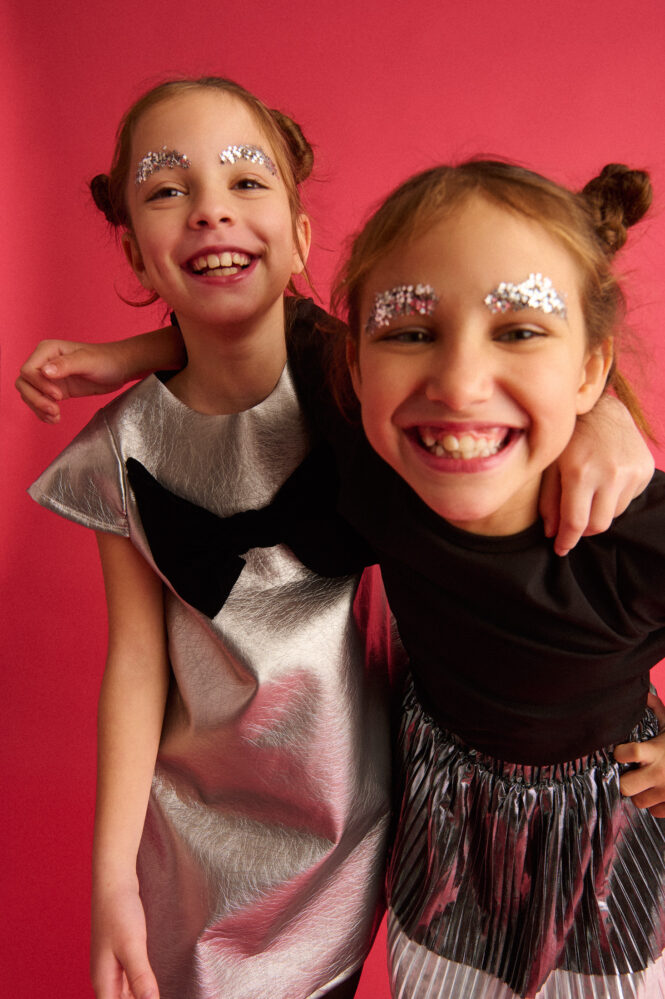 Two in a castle - Metallic Skirt Silver (T6672) - Image 10