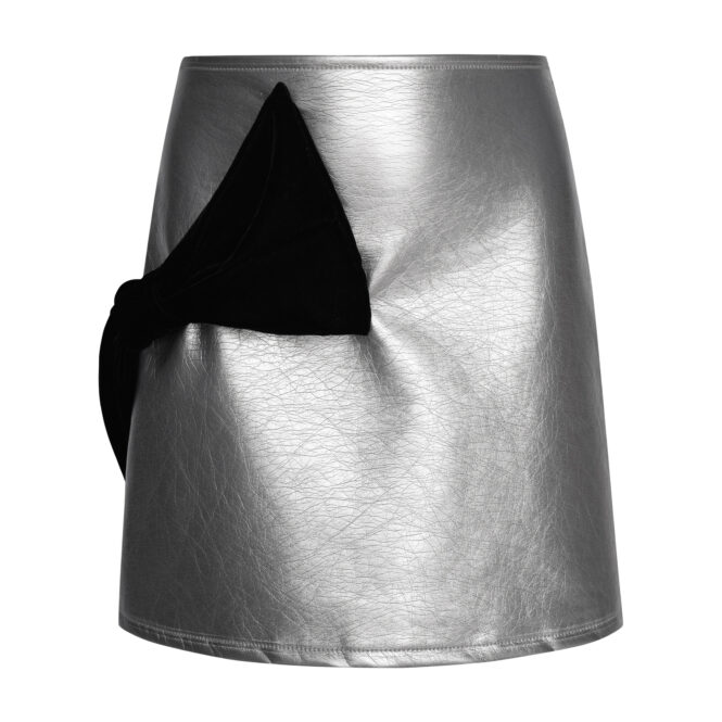 Two in a castle - Metallica Bow Mini Skirt (T6671)