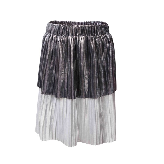 Two in a castle - Metallic Skirt Silver (T6672)