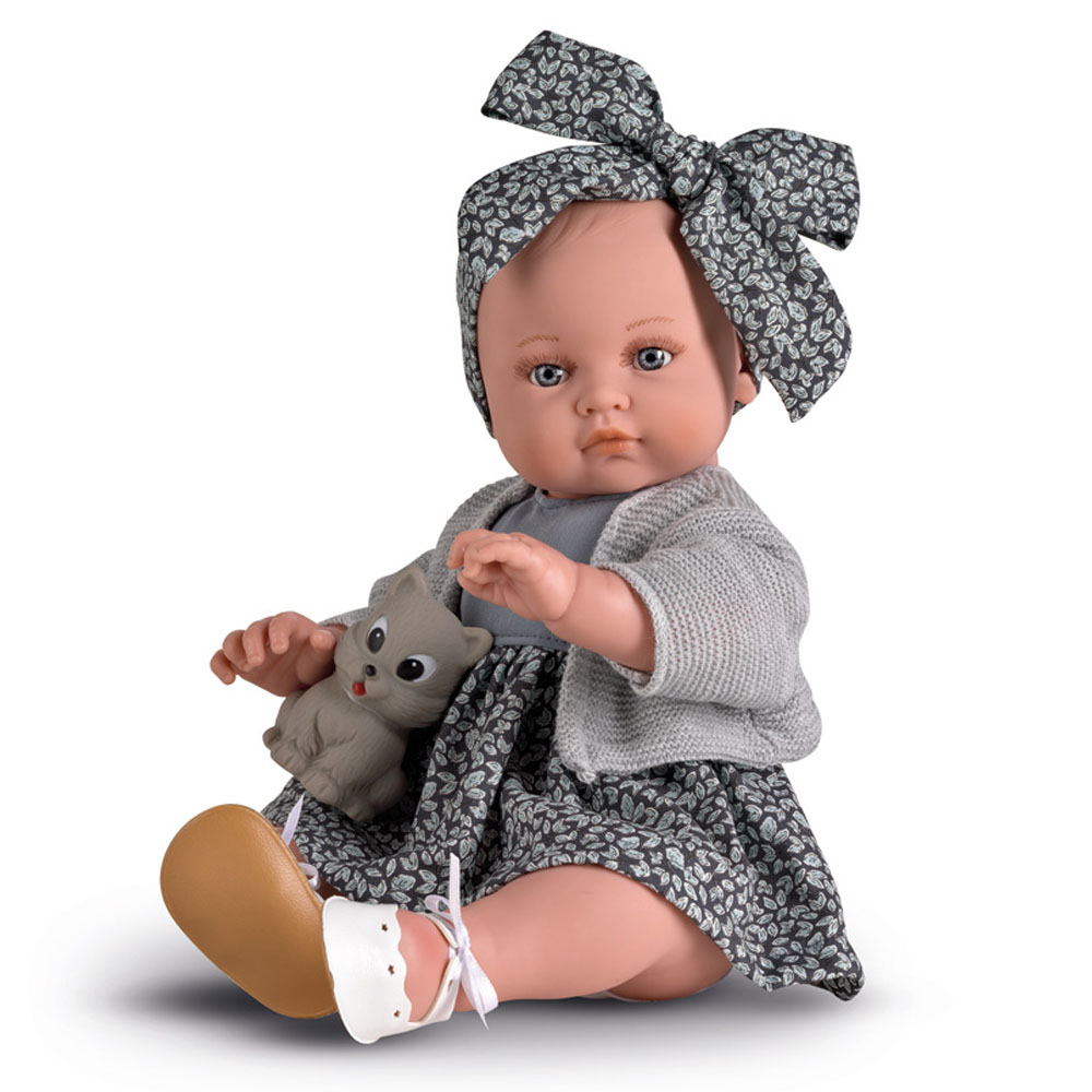 Lamagik Magic Baby Κούκλα Alicia Γκρι Ζακέτα (MB46602)