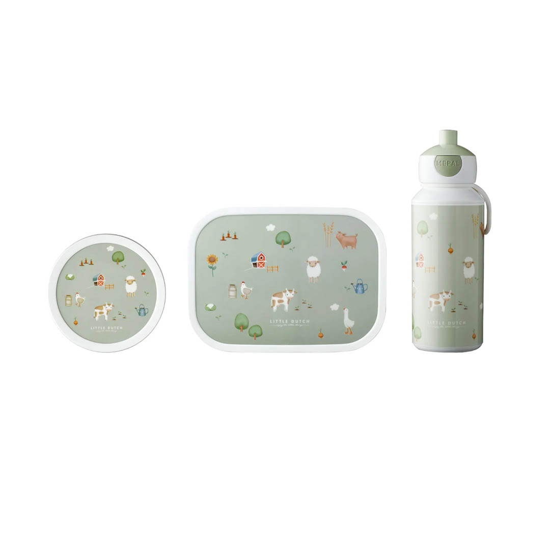 Little Dutch Σετ φαγητού campus 3 τεμαχίων Little Farm