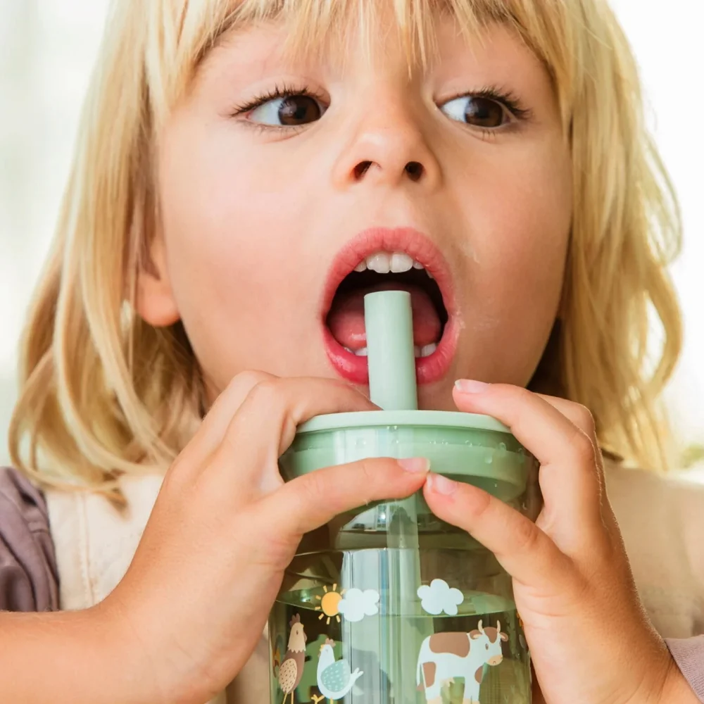 Little Dutch Παιδικό Ποτήρι με Καλαμάκι Mio 250ml Fairy Garden - Image 2