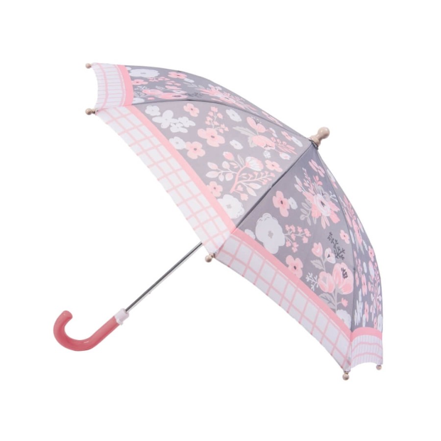 Stephen Joseph Παιδική Ομπρέλα Charcoal Floral (SJ-8701-45C)