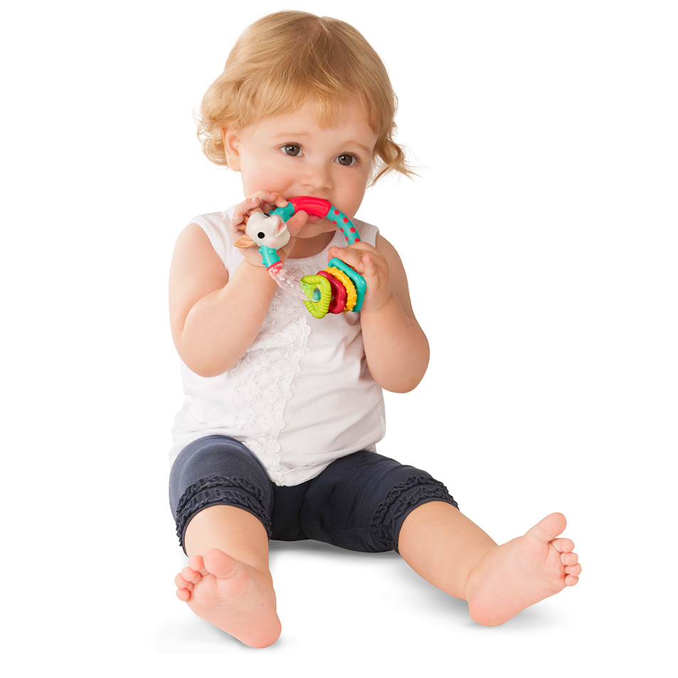 Sophie La Girafe Σόφι κουδουνίστρα πολλαπλών υφών S010179 - Image 4