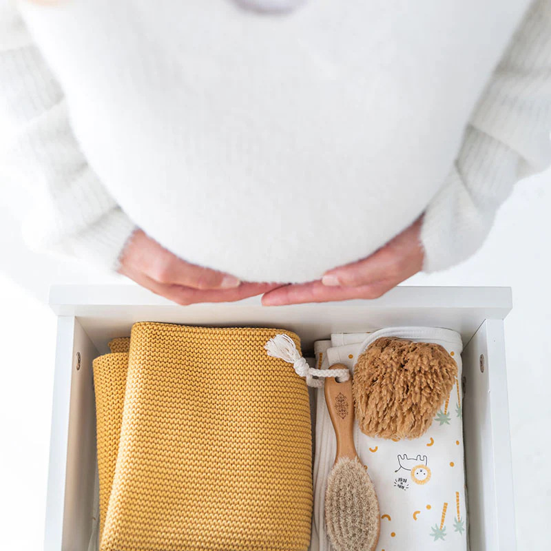 Κουβέρτα Αγκαλιάς Organic Yellow 70x90εκ. - Image 3