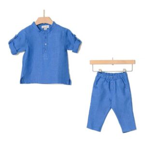 Yell-oh! Λινό σετ "Mykonos" Blue 41081324001