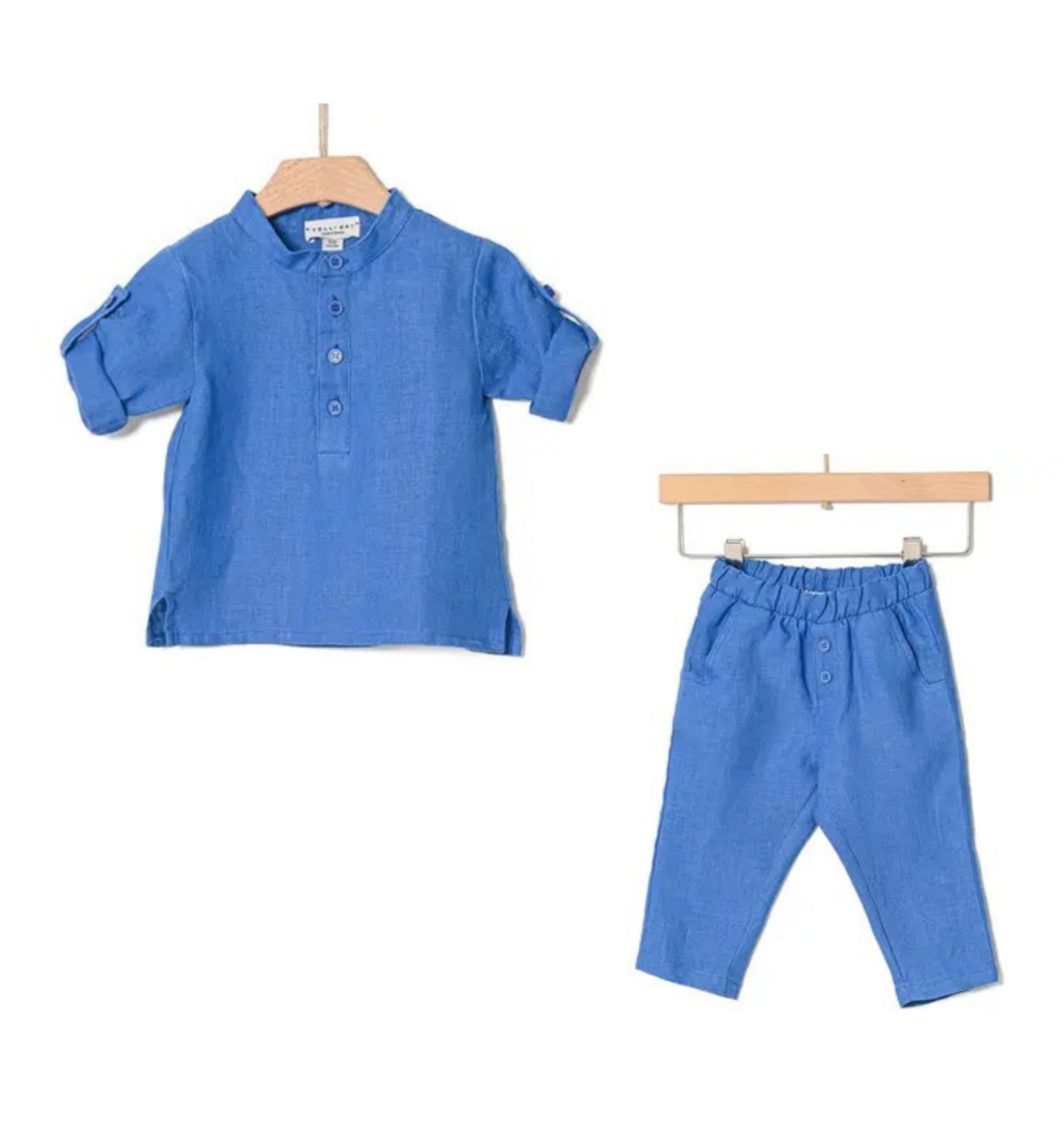 Yell-oh! Λινό σετ "Mykonos" Blue 41081324001