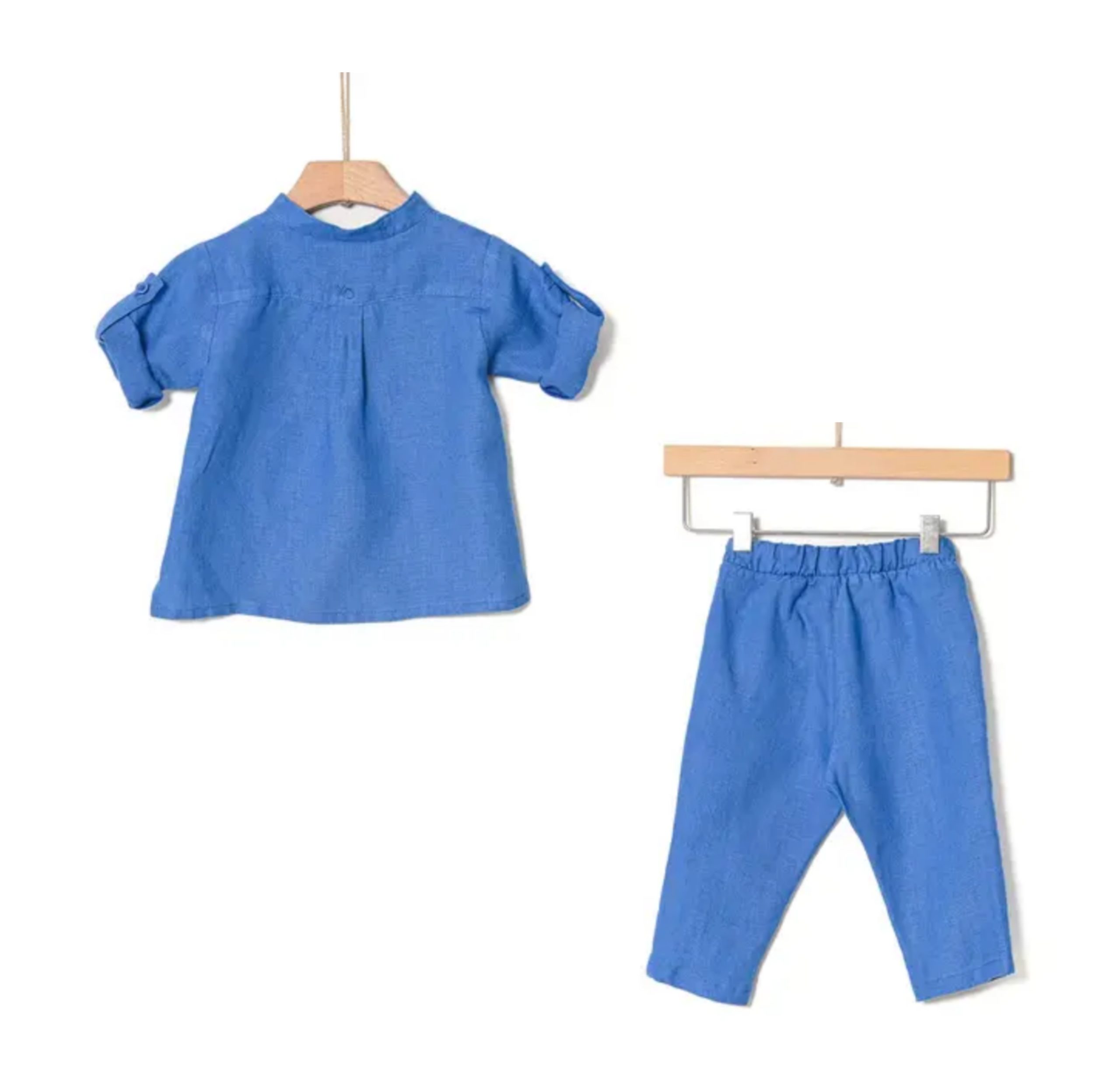 Yell-oh! Λινό σετ "Mykonos" Blue 41081324001 - Image 2