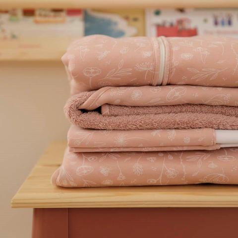 LITTLE DUTCH. Σεντόνι Wild Flowers Pink 110x140cm LD10121050 - Image 2