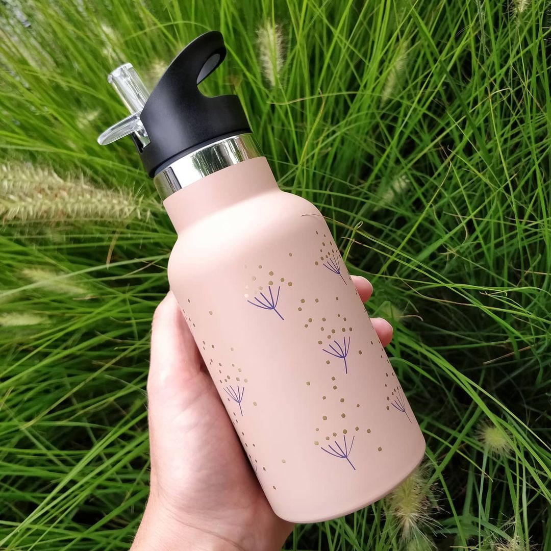 Fresk: Θερμός από ανοξείδωτο ατσάλι 350ml με διπλό πώμα Dandelion FR-FD300-12 - Image 2