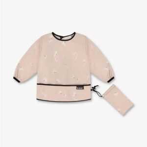 Σαλιάρα Φαγητού Αδιάβροχη Με Μανίκια Καφέ, Minene 13312001060O