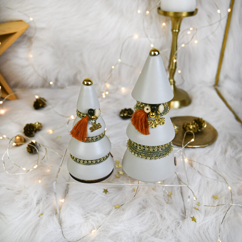 Διακοσμητικό Δέντρο Μικρό - Εκρού - Image 4