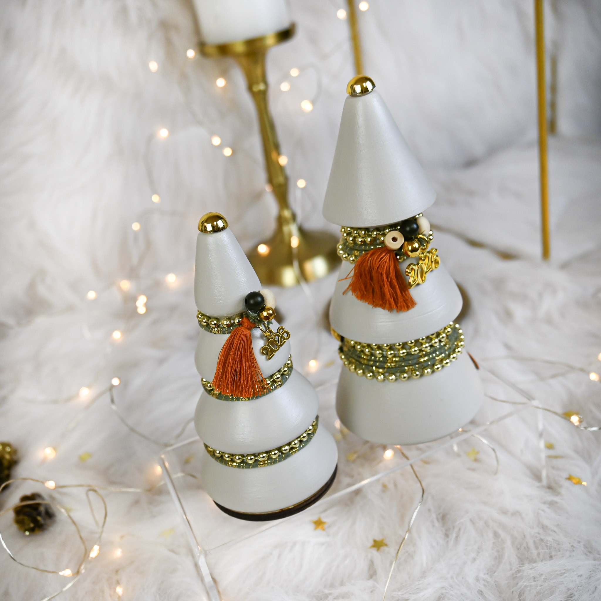 Διακοσμητικό Δέντρο Μικρό - Εκρού - Image 5