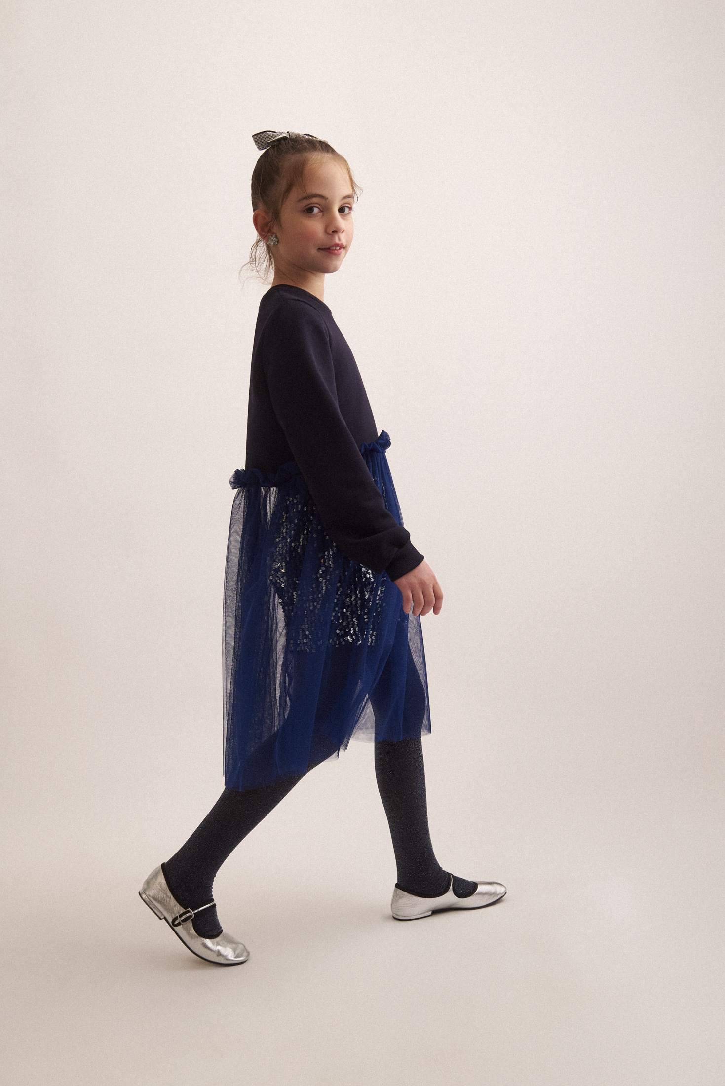 Two in a castle -Φούτερ Με Tutu Φούστα & Σορτς Με Πούλιες Μπλε (T6683) - Image 3