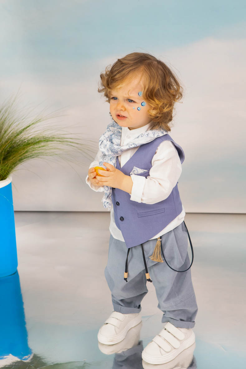 Βαπτιστικό ρούχο αγόρι Bambolino Drosos 1721 - Image 2