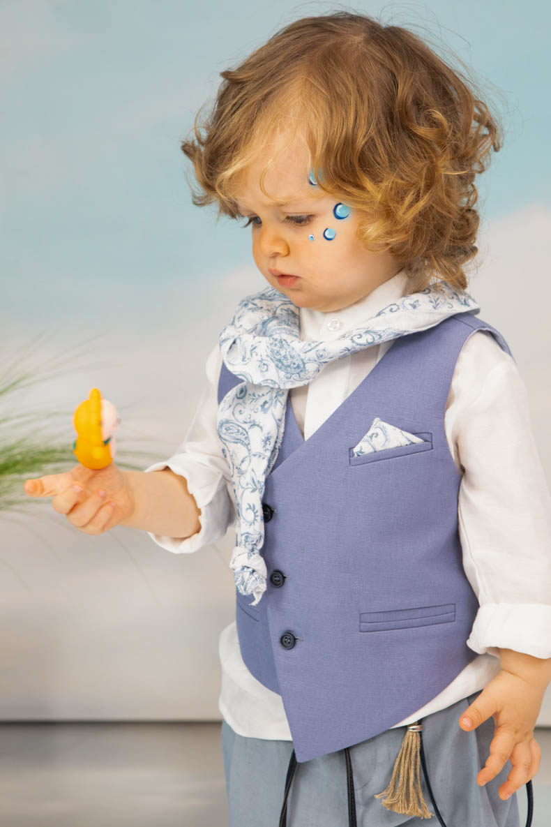 Βαπτιστικό ρούχο αγόρι Bambolino Drosos 1721 - Image 4