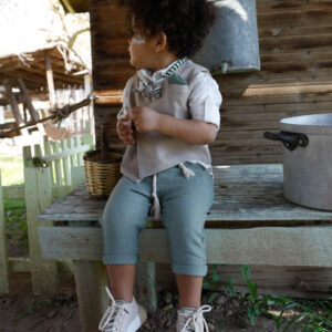 Βαπτιστικό Κοστούμι Theodosis Μπεζ-Πράσινο 1730, Bambolino