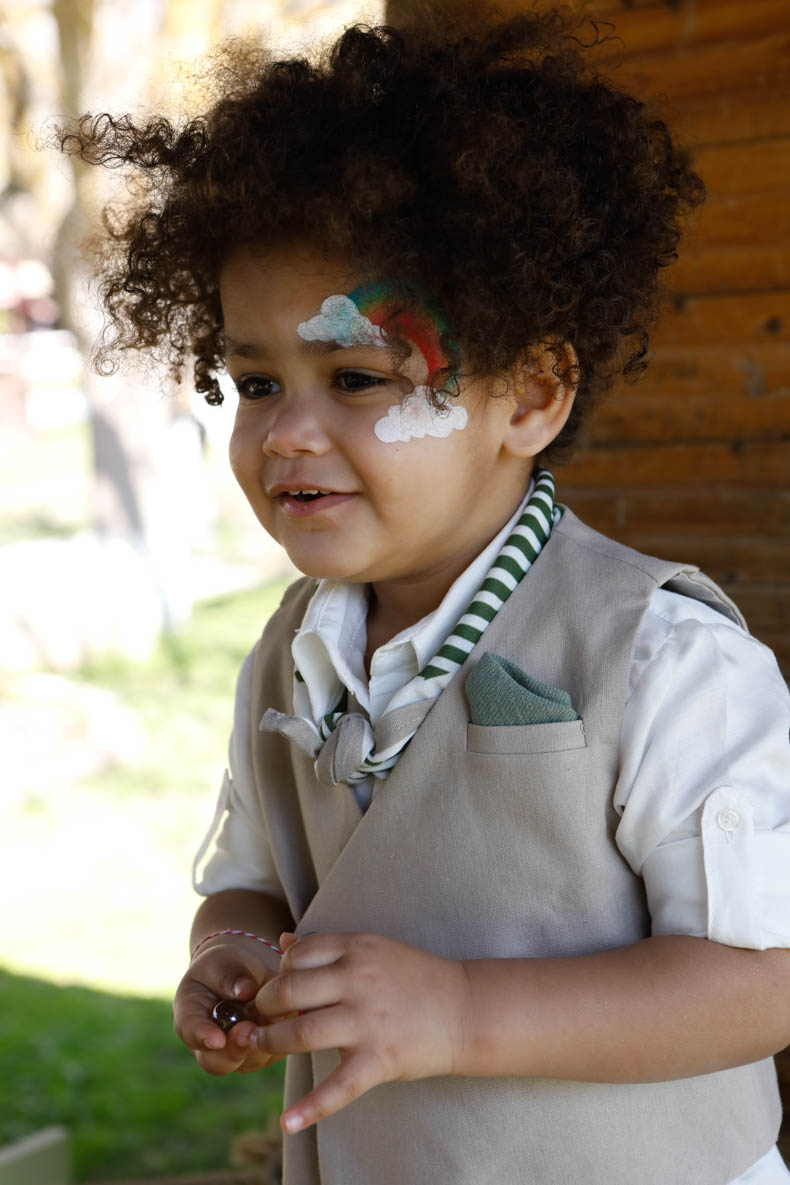 Βαπτιστικό Κοστούμι Theodosis Μπεζ-Πράσινο 1730, Bambolino - Image 10