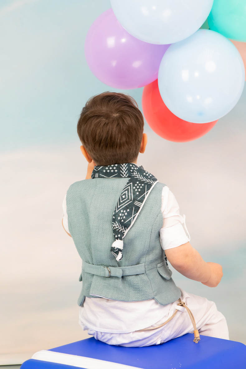 Bambolino Βαπτιστικό Κοστούμι για Αγόρι Λινό Λευκό - Image 6