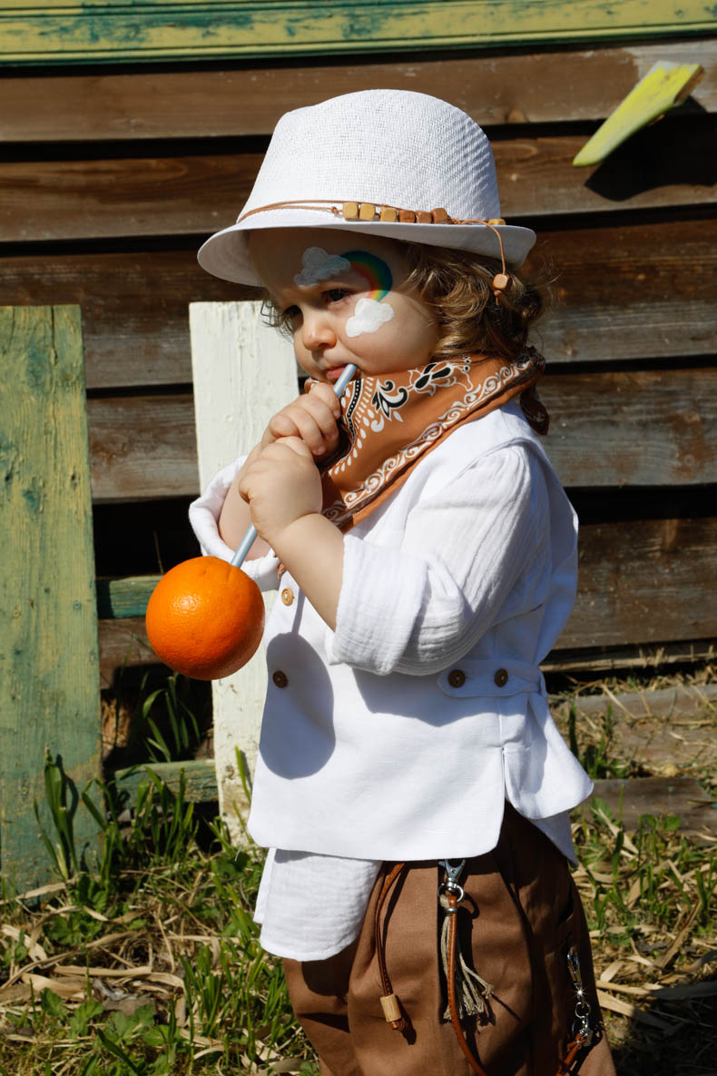 Αμπιγιέ σετ βάπτισης Bambolino, λευκό με ταμπά. Pantelis - Image 2