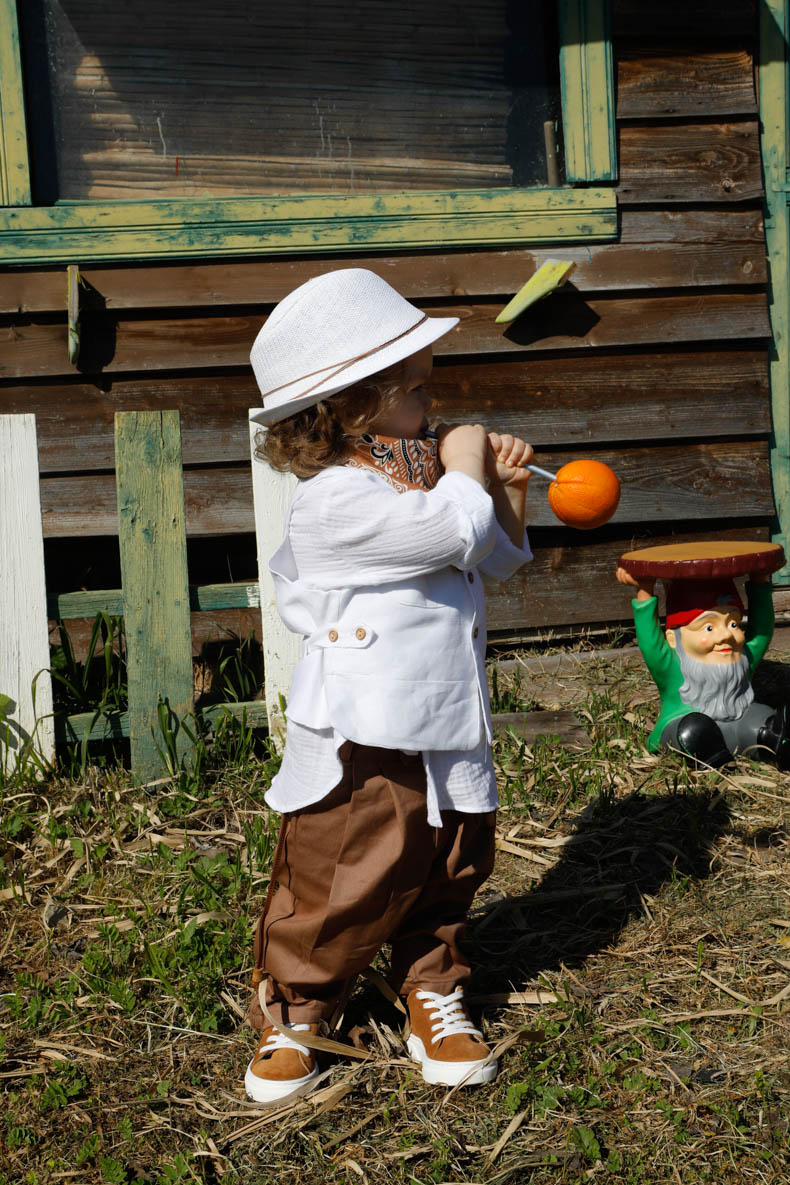 Αμπιγιέ σετ βάπτισης Bambolino, λευκό με ταμπά. Pantelis - Image 4