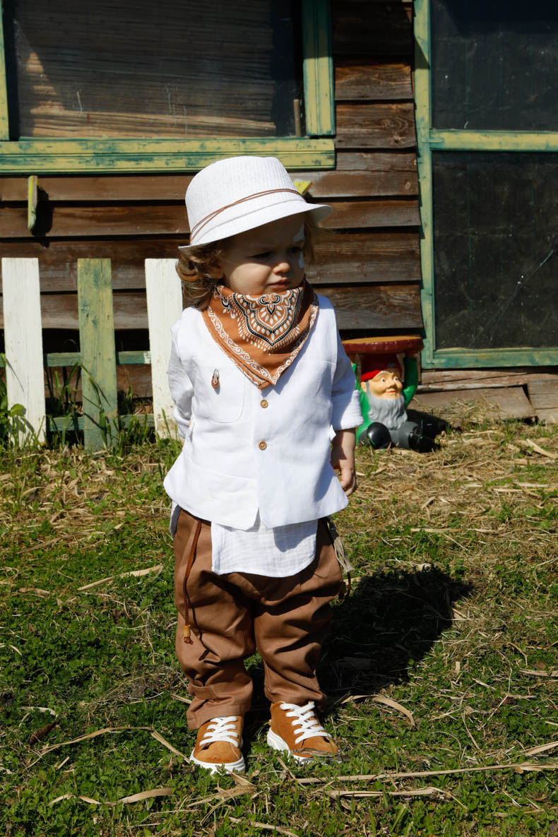 Αμπιγιέ σετ βάπτισης Bambolino, λευκό με ταμπά. Pantelis - Image 12