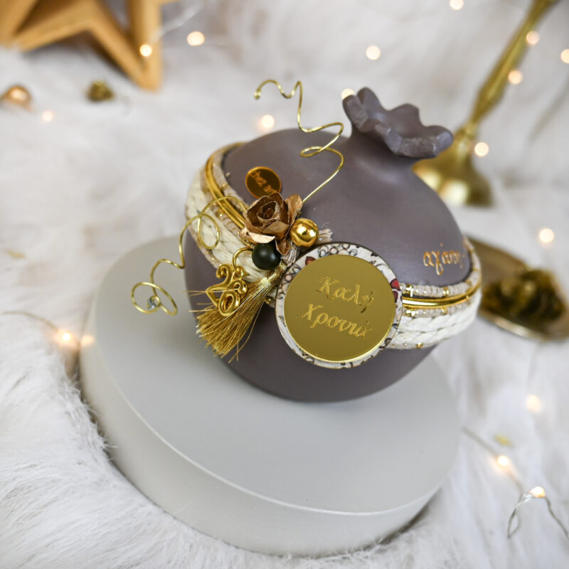 Κεραμικό Ρόδι – Καφέ - Image 7