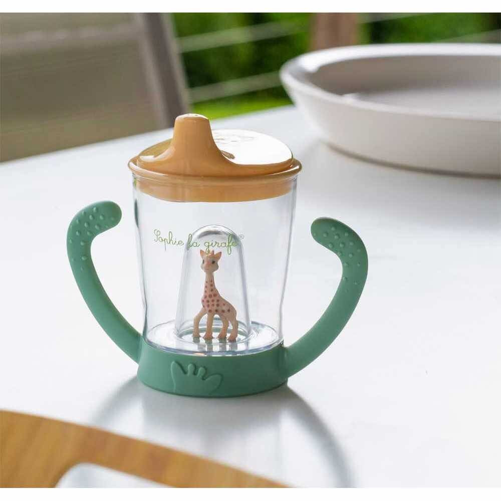 Sophie La Girafe Εκπαιδευτικό Μπιμπερό με Λαβές Non Drip 6m+ 180ml S010409 - Image 2