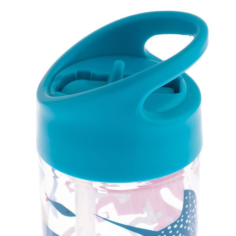 Stephen Joseph Πλαστικό Παγούρι με Καλαμάκι Sharks σε Γαλάζιο χρώμα 350ml SJ112280A - Image 2