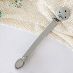 Kiokids Κλιπ Πιπίλας από Σιλικόνη Γκρι 0+M (3705)