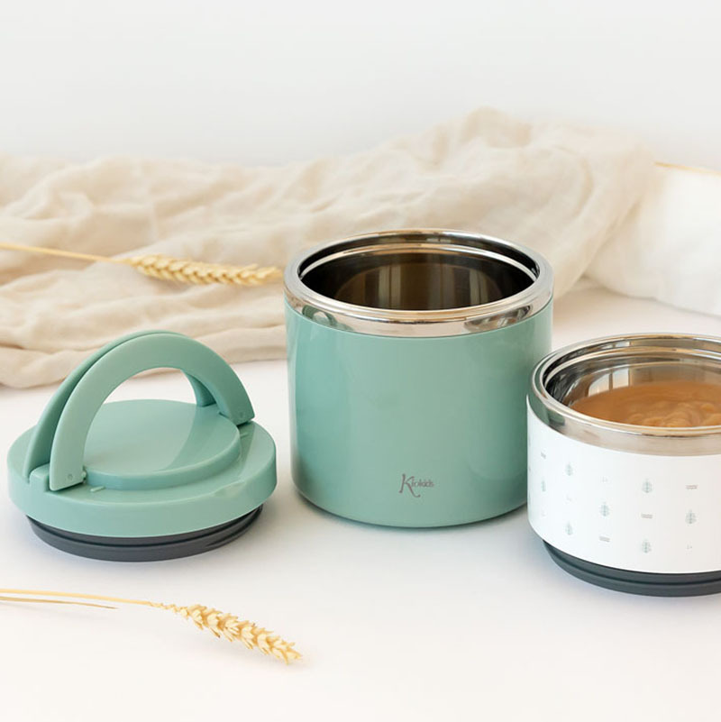 Βρεφικό Θερμοδοχείο Φαγητού με 2 Θαλάμους Μέντα 930ml - Image 2