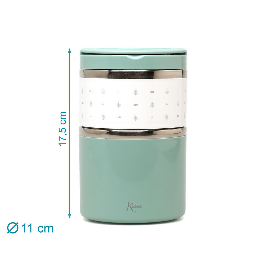 Βρεφικό Θερμοδοχείο Φαγητού με 2 Θαλάμους Μέντα 930ml - Image 3