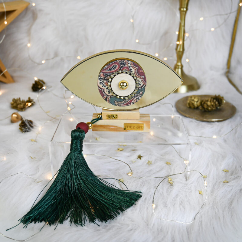 Γούρι Plexi-Ξύλο Μάτι