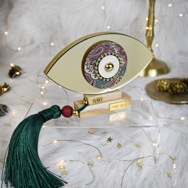 Γούρι Plexi-Ξύλο Μάτι - Image 4