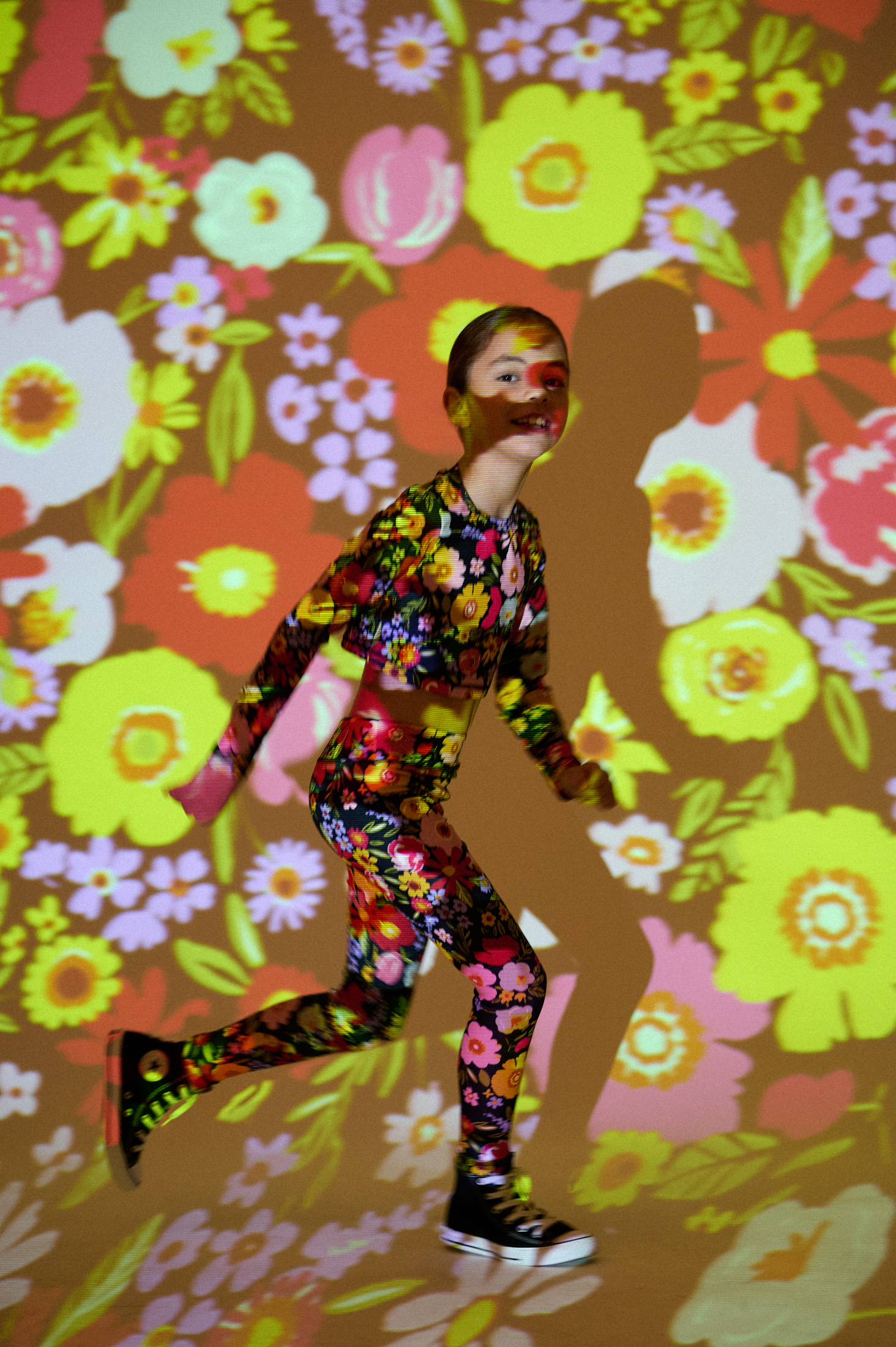 Two in a castle -Σετ Τοπ & Κολάν Floral (T6631) - Image 5