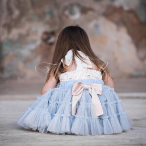 Φούστα tutu τούλινη & Μπλουζάκι εξώπλατο δαντέλα 2439-2731