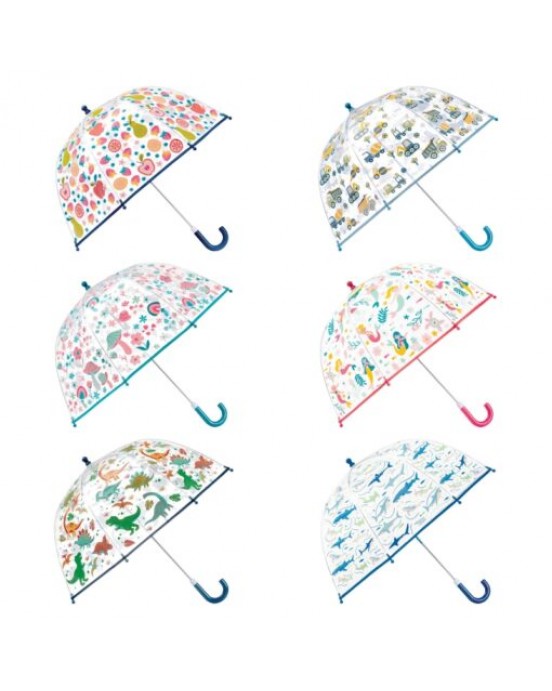 Stephen Joseph Παιδική Ομπρέλα Διάφανη που αλλάξει χρώμα, Shark SJ130280 - Image 3