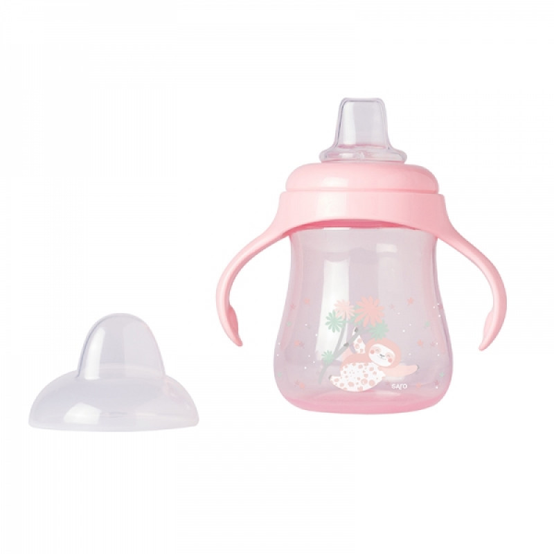 Saro Ποτηράκι Εκπαιδευτικό Pink 250ml. 6m+ 51432 - Image 2