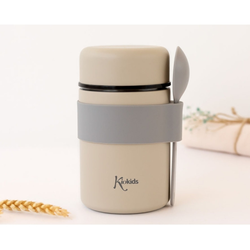 Βρεφικό Θερμός Φαγητού με Κουταλάκι Μπεζ 500ml. - Image 2