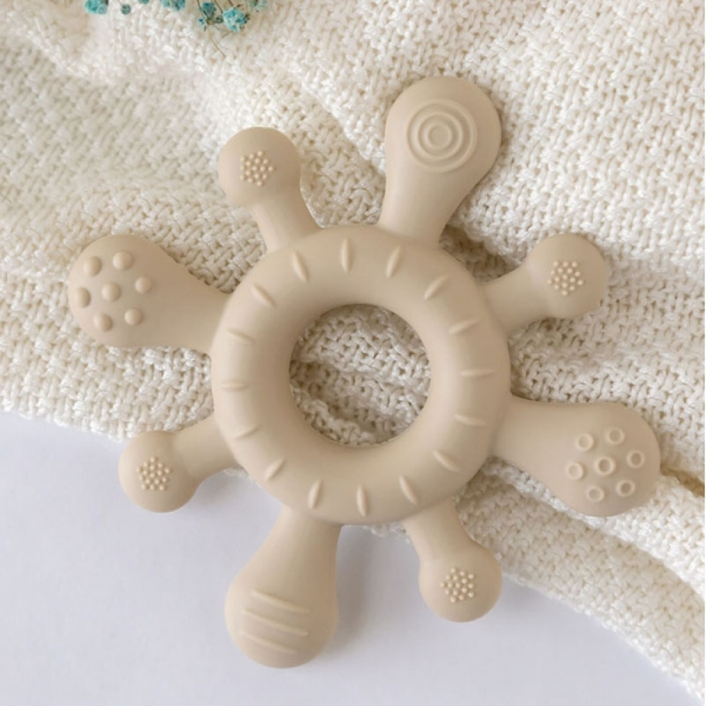 Kiokids Μασητικό Σιλικόνης Εκρού 10cm. (4155)