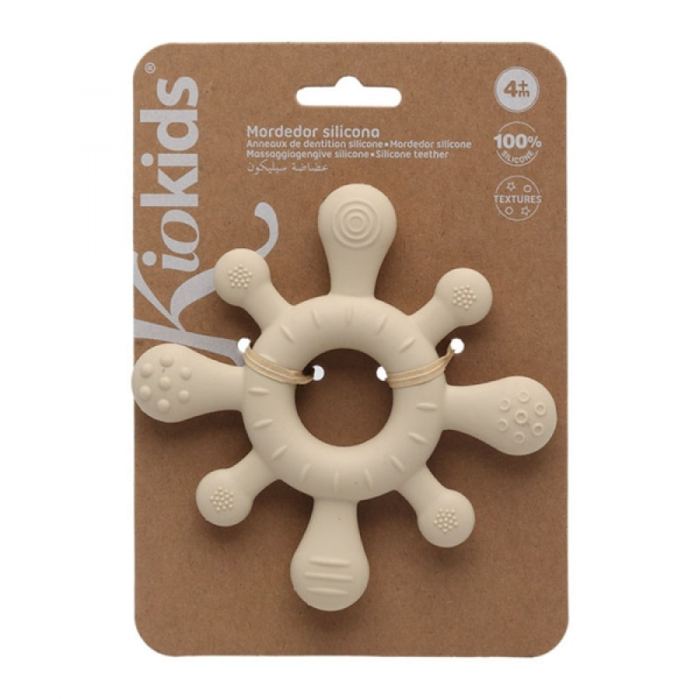 Kiokids Μασητικό Σιλικόνης Εκρού 10cm. (4155) - Image 4