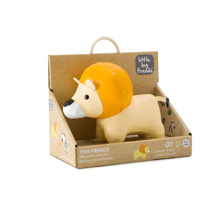 Little Big Friends Βρεφική Μπαλίτσα Κουδουνίστρα Jackson Λιοντάρι 303129