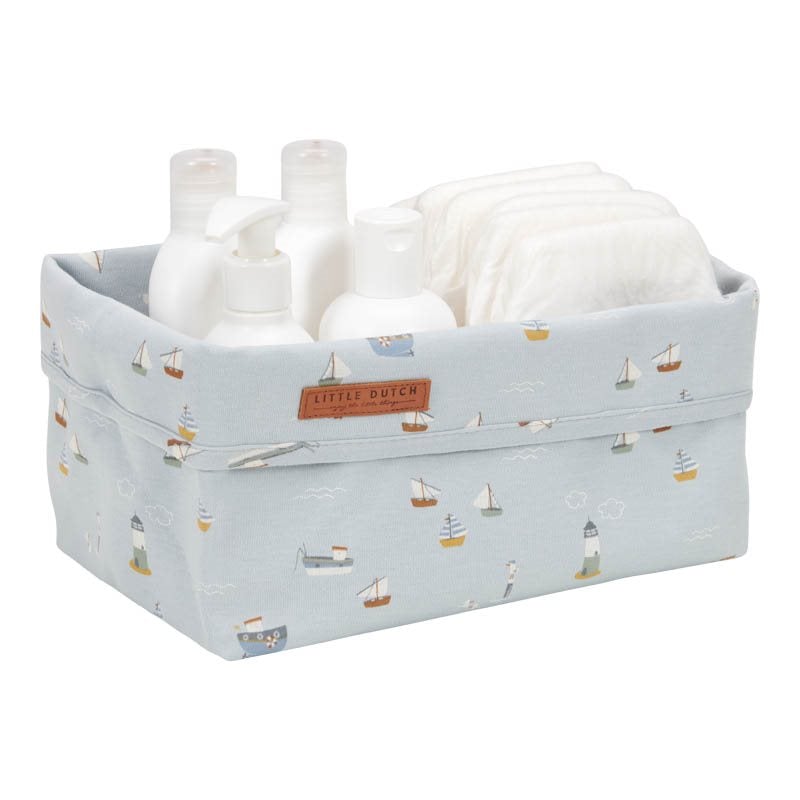LITTLE DUTCH. Καλάθι αλλαξιέρας μεγάλο Sailors Bay Blue LD30521640 - Image 2
